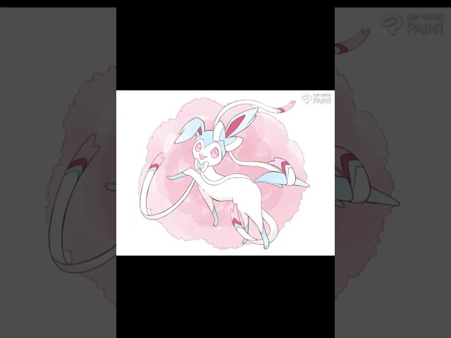 (資料見まくりです)私の大好きなポケモンメイキング  #イラストメイキング #イラスト #ポケモン #ニンフィア