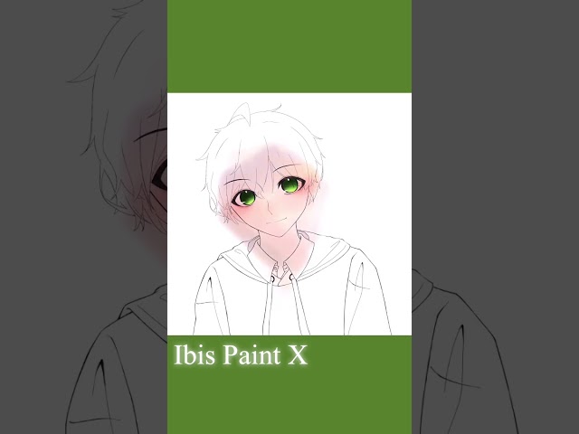 過去のかっこいい男の子の絵をリメイクしてみた #shorts #イラストメイキング #イラスト #リメイク #ibispaintx