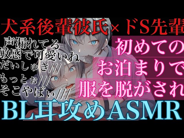 【BLボイス耳鳴めASMR】犬系後輩彼氏がドS彼氏に変態なことされて怒ってたけど結局大好きしちゃうりねふ、めねふASMR立体音響バイノーラル録音