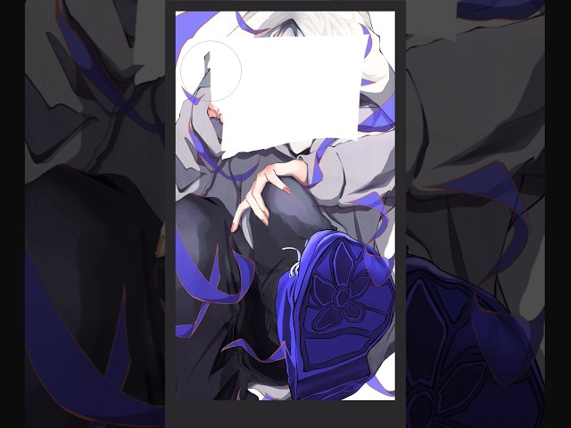 これやってみたかった笑 #イラスト #イラストメイキング #オリジナルキャラクター