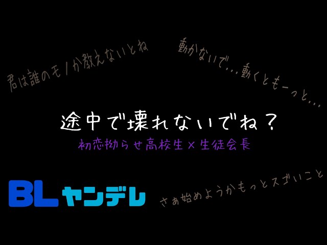 途中で壊れないでね？/BL/ヤンデレ/イヤホン推奨/シチュエーションボイス
