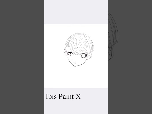 【イラストメイキング】だぼだぼの服着た可愛い男の子 #shorts #可愛い #ibispaintx