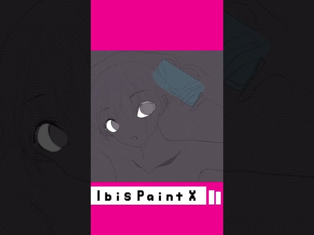 【イラストメイキング】ピンク髪の可愛い男の子 #shorts #ibispaintx