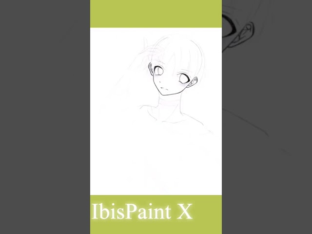 【イラストメイキング】ちょっと病んでる可愛い男の子 #shorts #ibispaintx #可愛い